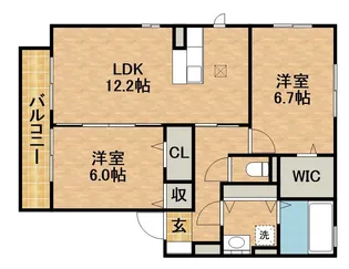 GEORGIANHOUSE【1階】の間取り