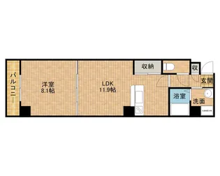 サンリブレ【2階】の間取り