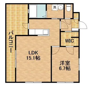カシオペア【1階】の間取り