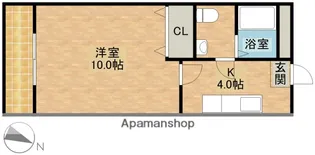アミスターⅡ【3階】の間取り