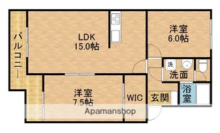 メゾン・ド・フール2【2階】の間取り