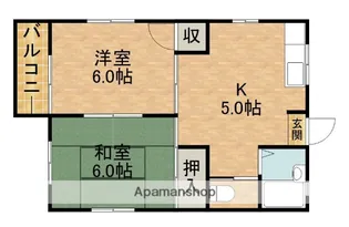 コーポヒロ【101号室】の間取り