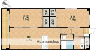 リゾートM・シュルプリーズ【2階】の間取り