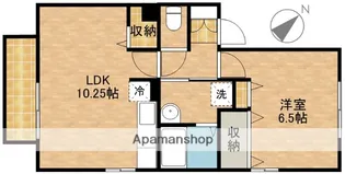 ウィルモア吉栄【1階】の間取り