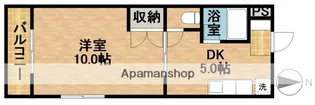 サンデリアーナムーン【3階】の間取り