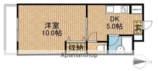 サンデリアーナムーン【3階】の間取り