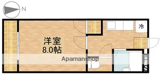 メルヴェーユA【202号室】の間取り