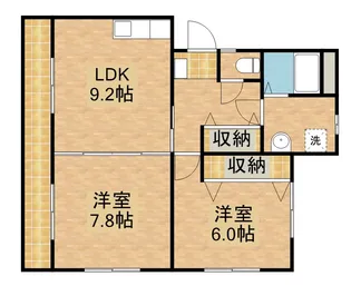 マンション芳舟Ⅰ【2階】の間取り