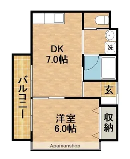 リ・ポーズ21【8階】の間取り