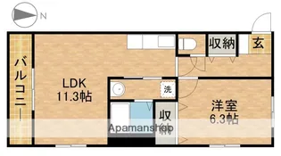 FELICE GATTO WADA【4階】の間取り