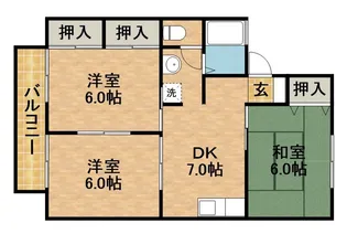 シャンボール泉Ⅱ【2階】の間取り