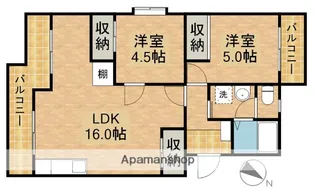 サンパーラ松本【1階】の間取り