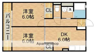グレイス大平台【1階】の間取り