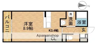 ヴァンベール【1階】の間取り