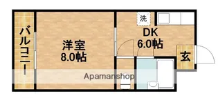 サンローヤル萩丘【302号室】の間取り