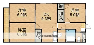 マンション景桜【3階】の間取り