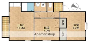佐鳴台コンフォートA【1階】の間取り