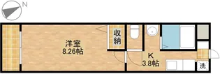 アルト【2階】の間取り