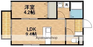 ヴィヴァーチェB【1階】の間取り