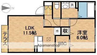 リビングタウン桃の里C【1階】の間取り