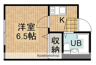 ハイツ駅南【102号室】の間取り
