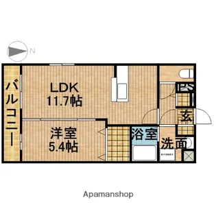 サンシャイン【1階】の間取り