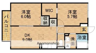 グランドゥールⅡ【1階】の間取り