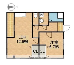 プレステージアメニティ【3階】の間取り