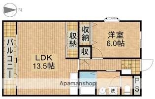 パインクレスト1【4階】の間取り