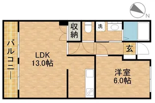 東海ホーム鴨江【2階】の間取り