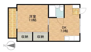 コーポエトワール【101号室】の間取り