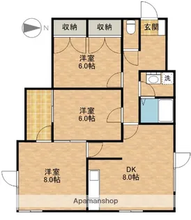 REGART佐鳴台【2階】の間取り