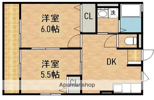 シャンテ【2階】の間取り