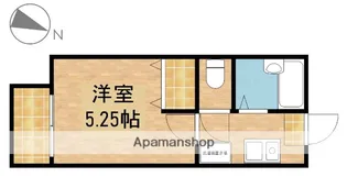 コーポモネ【1階】の間取り