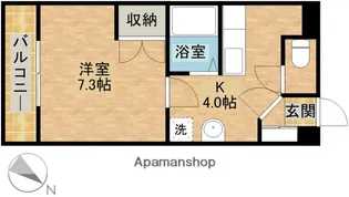 A−LIFE初生【202号室】の間取り