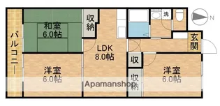コンフォール【302号室】の間取り