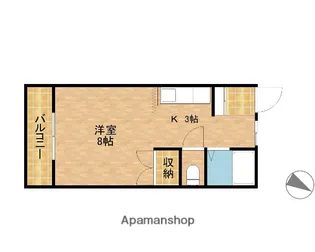 サンハイツエムⅡ【1階】の間取り