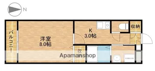 パークスクエア【3階】の間取り