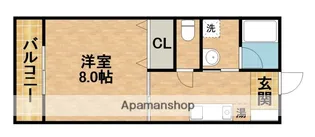 チェリーテラス【2C号室】の間取り