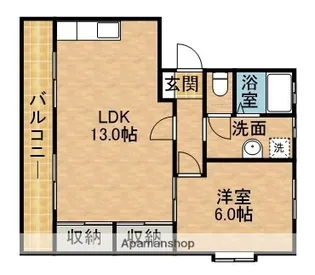 ハーベスト伊藤【3階】の間取り