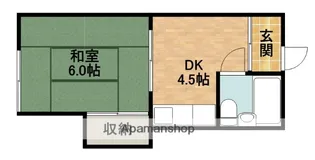 小池グリーンハイツ【1階】の間取り