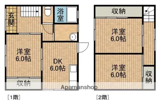 静岡県浜松市中央区頭陀寺町【一戸建】の間取り
