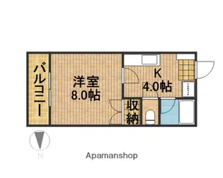 メゾンアルカディア【3階】の間取り