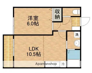 ガーデンヒルズ宮前【1階】の間取り