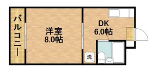 マンションルビナス【3階】の間取り