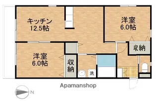 ハイム篠ケ谷【1階】の間取り