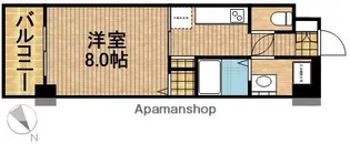 アップル第7マンション【3階】の間取り