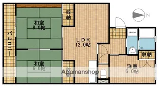 グランドパレス【201号室】の間取り