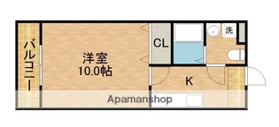 シャンドフルールタルイ【205号室】の間取り