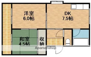 グランドハイツⅠ【3階】の間取り